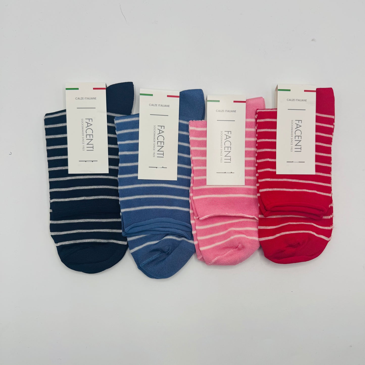 Set Socks Routine 4 paia righe donna