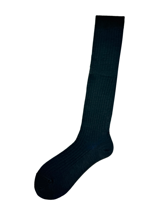 Calza lunga a costine in lana stretch Raffaele Verdone
